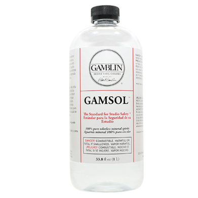 Gamblin Gamsol Mineral Spirits - (33.8oz/1 Liter)
