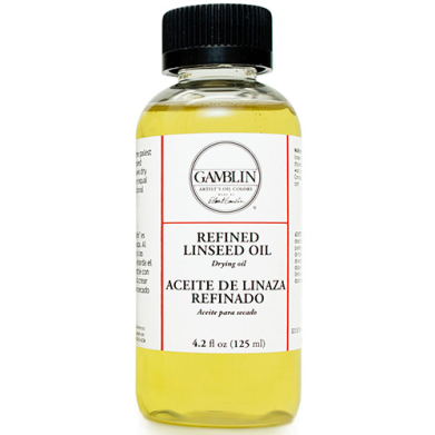 Gamblin Drying Oil - (4.2oz/125ml) Refined Linseed Oil