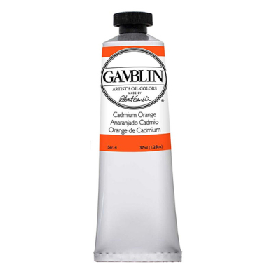 Gamblin Artists Oil Colors  (1.25oz/37ml) Cadmium Orange