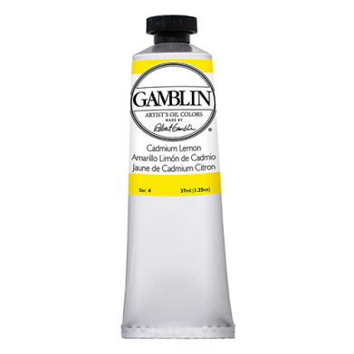 Gamblin Artists Oil Colors  (1.25oz/37ml) Cadmium Lemon