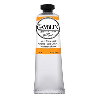 Gamblin Artists Oil Colors  (1.25oz/37ml) Hansa Yellow Deep