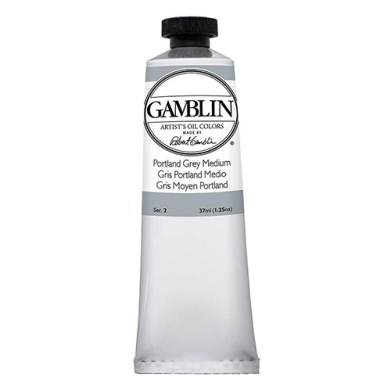 Gamblin Artists Oil Colors  (1.25oz/37ml) Portland Grey Medium