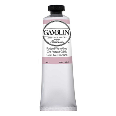 Gamblin Artists Oil Colors  (1.25oz/37ml) Portland Warm Grey