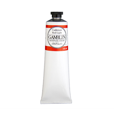 Gamblin Artists Oil Colors  (5.07oz/150ml) Cadmium Red Light