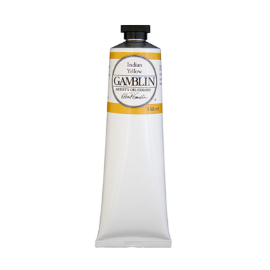 Gamblin Artist's Oil Colors - (5.07oz/150ml) India Yellow (previously Indian Yellow)