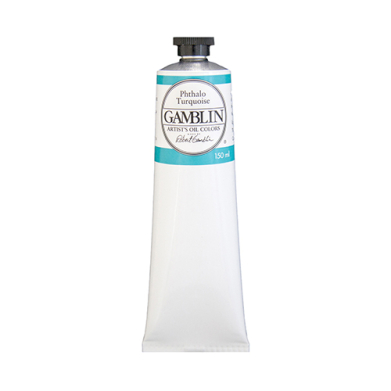 Gamblin Artists Oil Colors  (5.07oz/150ml) Phthalo Turquoise
