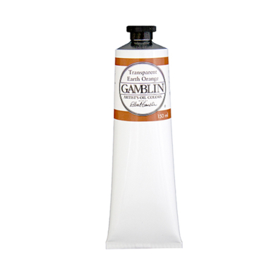 Gamblin Artist's Oil Colors - (5.07oz/150ml) Transparent Earth Orange