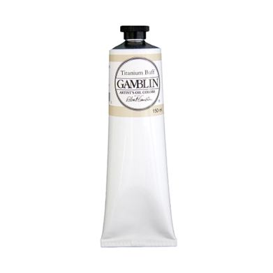 Gamblin Artists Oil Colors  (5.07oz/150ml) Titanium Buff