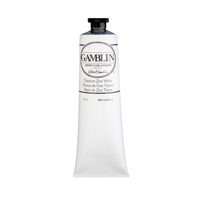 Gamblin Artists Oil Colors  (5.07oz/150ml) Titanium-Zinc White