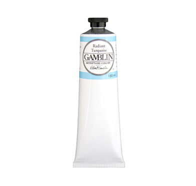 Gamblin Artists Oil Colors  (5.07oz/150ml) Radiant Turquoise