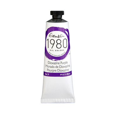 Gamblin 1980 Oil Colors  (1.25oz/37ml) Dioxazine Purple