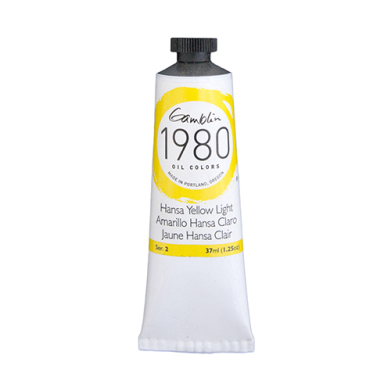 Gamblin 1980 Oil Colors  (1.25oz/37ml) Hansa Yellow Light