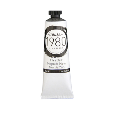 Gamblin 1980 Oil Colors  (1.25oz/37ml) Mars Black