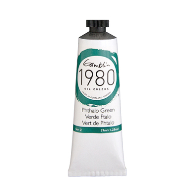 Gamblin 1980 Oil Colors  (1.25oz/37ml) Phthalo Green