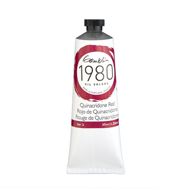 Gamblin 1980 Oil Colors  (1.25oz/37ml) Quinacridone Red