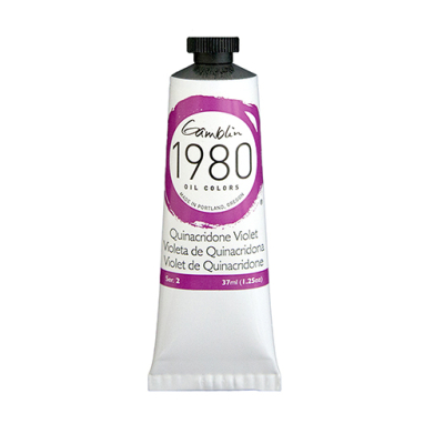 Gamblin 1980 Oil Colors  (1.25oz/37ml) Quinacridone Violet
