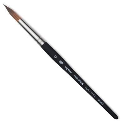 Princeton Aqua Elite Brush for Watercolors - Long Round #12