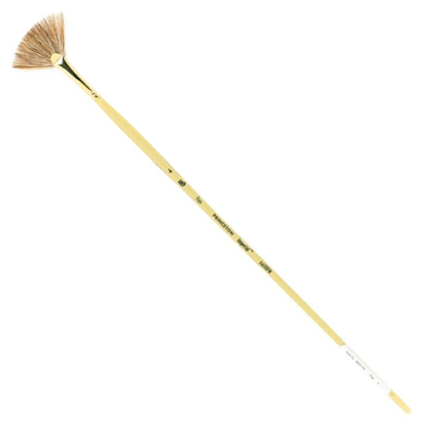 Princeton Imperial 6600 Series Brush for Oil & Acrylic - Long Handle Fan #4