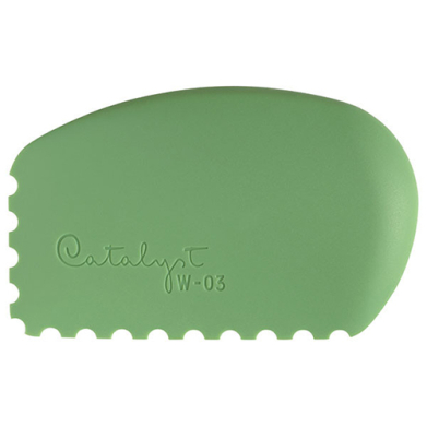 Princeton Catalyst Silicone Tool - Wedge #3 Green