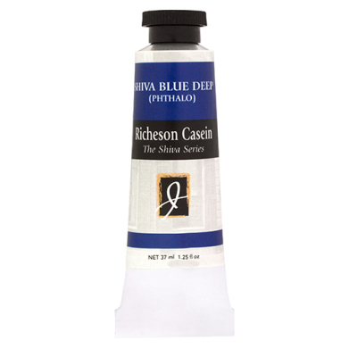 Richeson Shiva Series Casein Paint - (1.25oz/37mL) Shiva Blue Deep