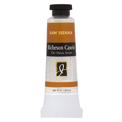 Richeson Shiva Series Casein Paint - (1.25oz/37mL) Raw Sienna