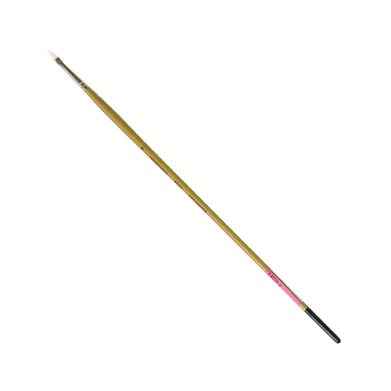 Royal Langnickel Snowhite Taklon Brush - Long Handle, Filbert #0