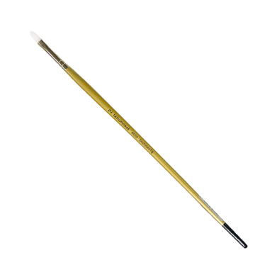Royal Langnickel Snowhite Taklon Brush - Long Handle, Filbert #2
