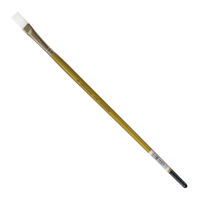 Royal Langnickel Snowhite Taklon Brush - Long Handle, Flat #6