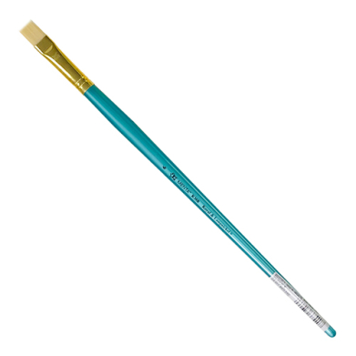 Royal Langnickel Menta 38 Brush for Acrylic & Oil - Long Handle, Bright #6