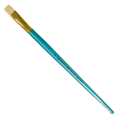 Royal Langnickel Menta 38 Brush for Acrylic & Oil - Long Handle, Bright #8