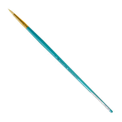 Royal Langnickel Menta 38 Brush for Acrylic & Oil - Long Handle, Round #2