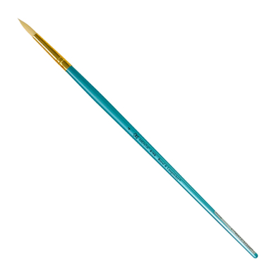 Royal Langnickel Menta 38 Brush for Acrylic & Oil - Long Handle, Round #4