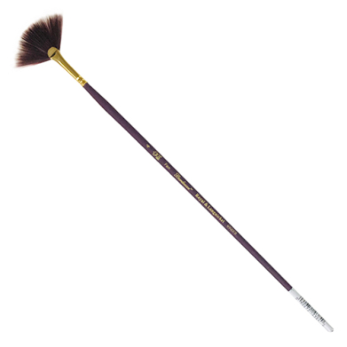 Royal Langnickel Bordeaux Synthetic Filament Brush - Fan #4