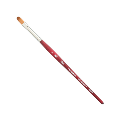 Princeton Velvetouch Mixed Media Brush - Filbert #8