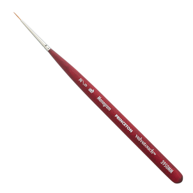 Princeton Velvetouch Mixed Media Brush - Mini, Monogram Liner