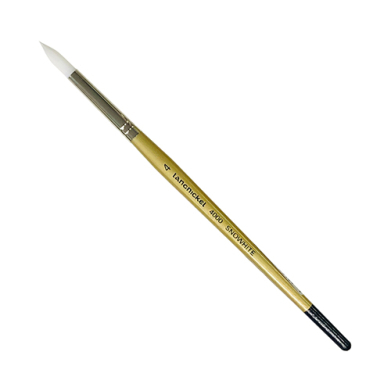 Royal Langnickel Snowhite Taklon Brush - Short Handle, Round #4