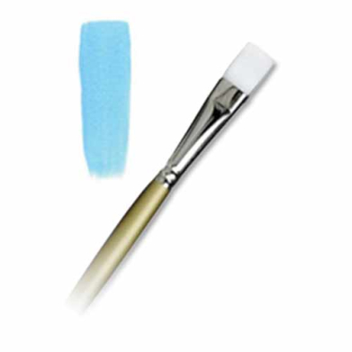 Royal Langnickel Snowhite Taklon Brush - Short Handle, Bright #1