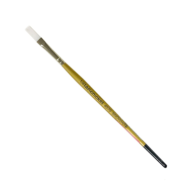Royal Langnickel Snowhite Taklon Brush - Short Handle, Stroke 1/4"