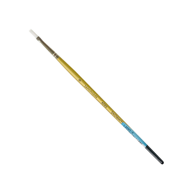 Royal Langnickel Snowhite Taklon Brush - Short Handle, Flat #0