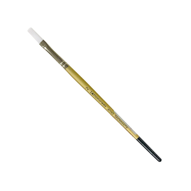 Royal Langnickel Snowhite Taklon Brush - Short Handle, Flat #2