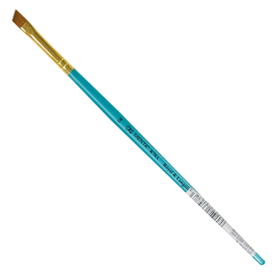 Royal Langnickel Menta 78 Brush for Acrylic - Short Handle, Angle 1/4"