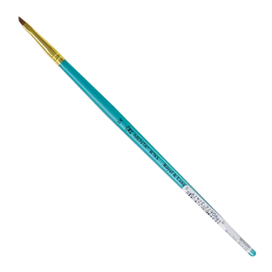 Royal Langnickel Menta 78 Brush for Acrylic - Short Handle, Angle 1/8"