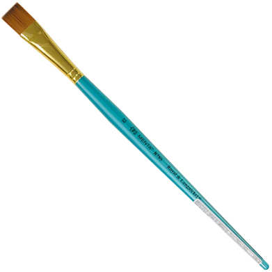 Royal Langnickel Menta 78 Brush for Acrylic - Short Handle, Shader #12