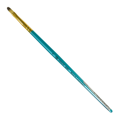 Royal Langnickel Menta 98 Brush for Acrylic - Short Handle, Filbert #4