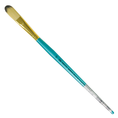 Royal Langnickel Menta 98 Brush for Acrylic - Short Handle, Oval Wash 1/2"