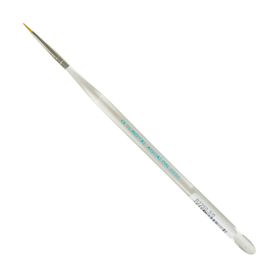 Royal Langnickel Aqualon Brush for Watercolor & Acrylic - Round #3/0