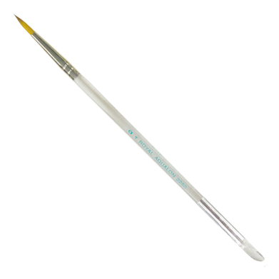 Royal Langnickel Aqualon Brush for Watercolor & Acrylic - Round #4