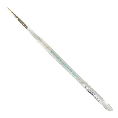 Royal Langnickel Aqualon Brush for Watercolor & Acrylic - Liner #10/0