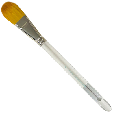 Royal Langnickel Aqualon Brush for Watercolor & Acrylic - Oval Wash 3/4"