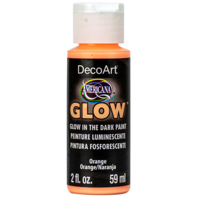 DecoArt Americana Glow Acrylic Paint - (2oz/59ml) Orange